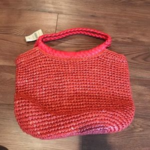 Coldwater Creek braised hand tote